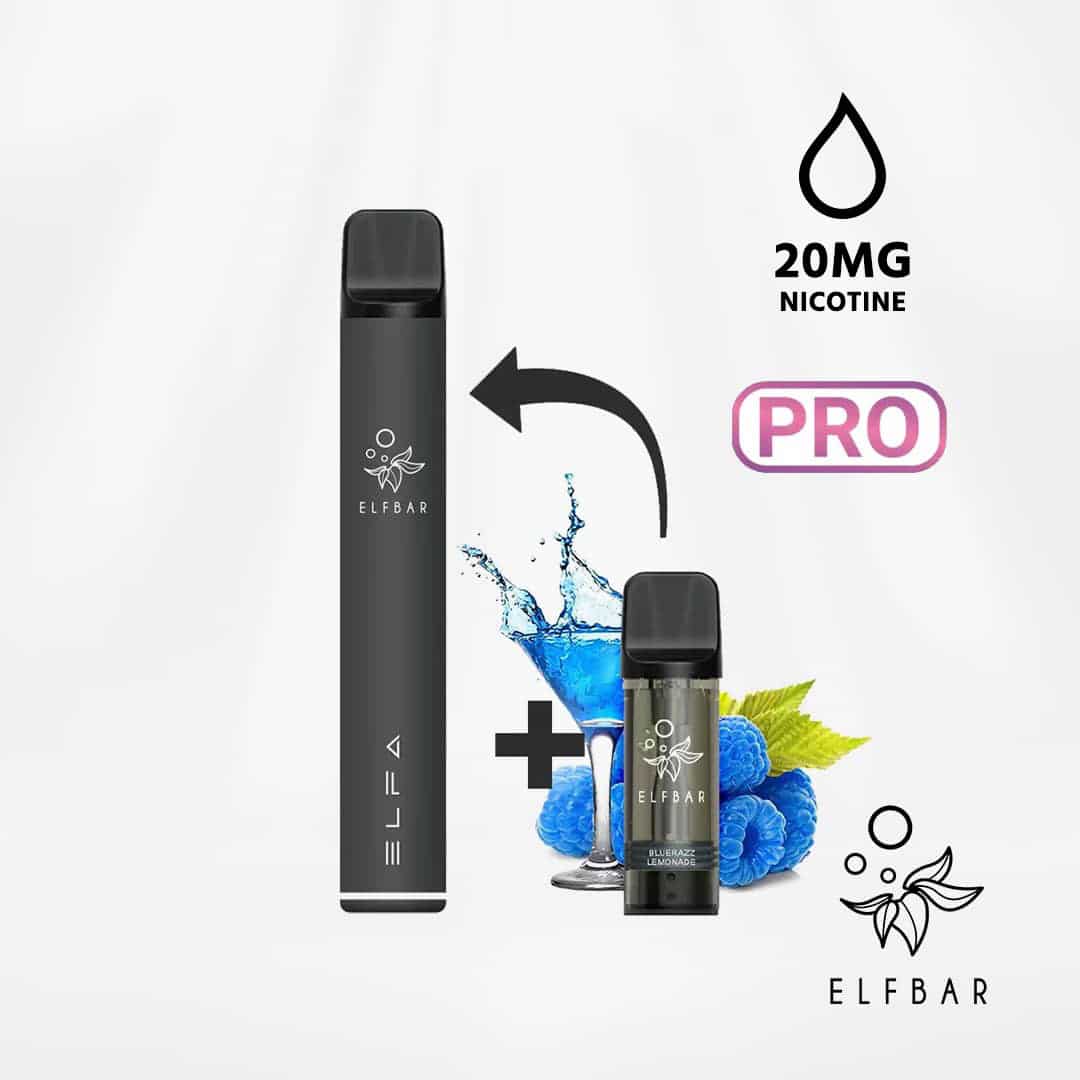 ELFBAR Starter Kit (20mg) | SCHWAZ (Inkl. 1 Pod Buerazz Lemonade)